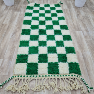 Checkered Rug Runner