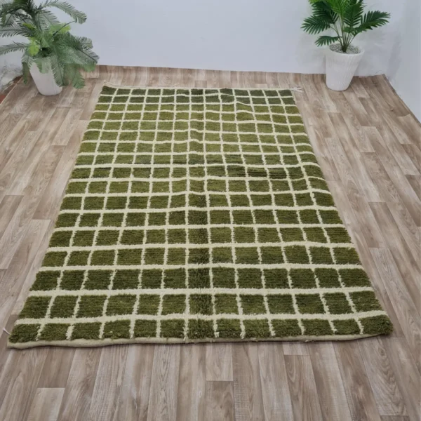 Beni Ourain Rug green