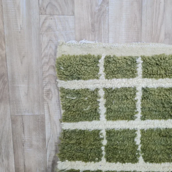 Beni Ourain Rug green