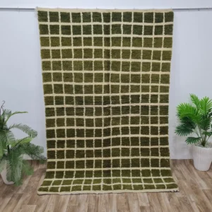 Beni Ourain Rug green