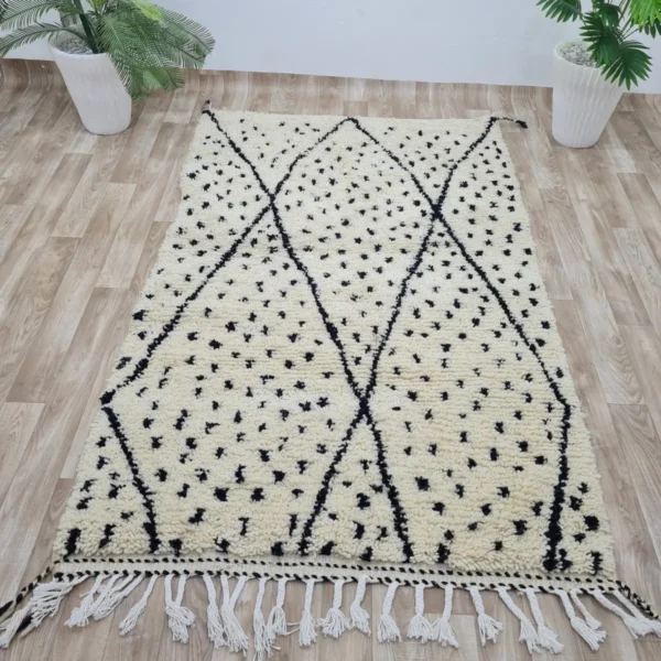 Handmade Moroccan Beni Ourain Rug