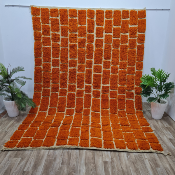 Orange Berber Carpet